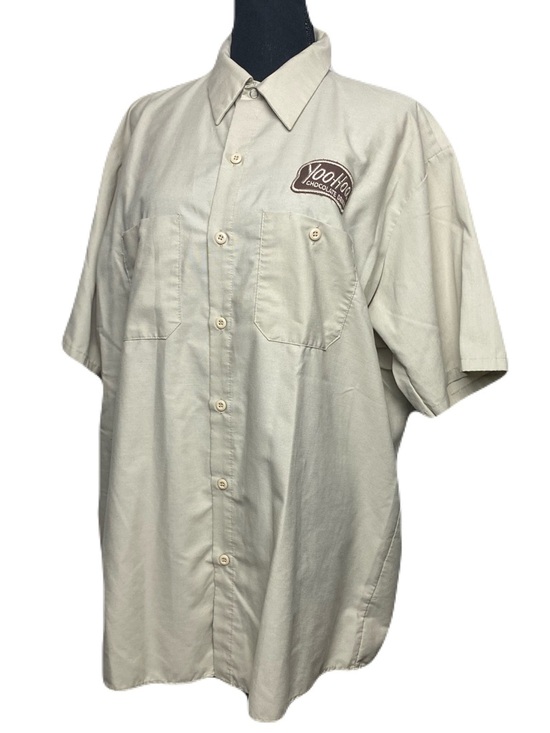 Red Kap Other - Vintage Yoo-hoo Chocolate Drink Short-Sleeve Embroidered Work Shirt Men’s XL